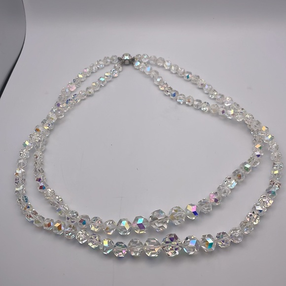 crystal necklace vintage A13 - Picture 4 of 6